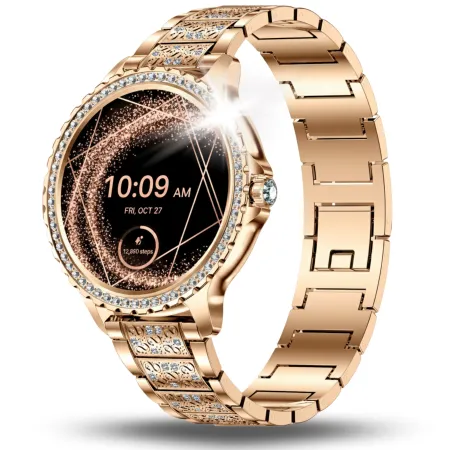 Smartwatch Zegarek Damski Angelo A58 złoty Rozmowy Menu PL Dla Kobiety